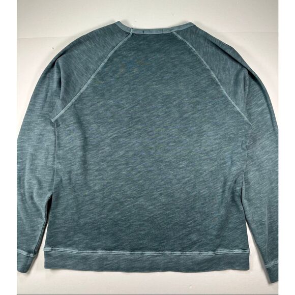 Marine Layer Mens Size Large Vintage Heavy Slub Raglan Cotton Pocket Crew Neck - Picture 10 of 12
